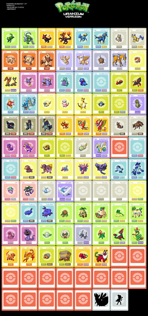 pokemon uranium pokedex|Full Pokedex .